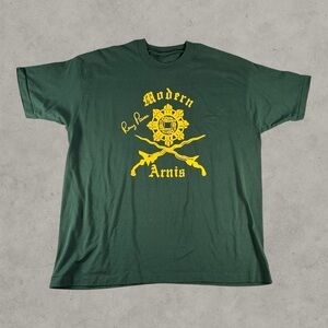 Vintage Modern Arnis Shirt Mens XXL Green Single Stitch Remy Presas Seminars